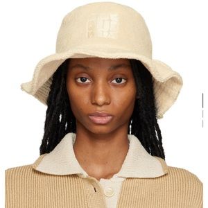 Jacquemus french terry bucket hat